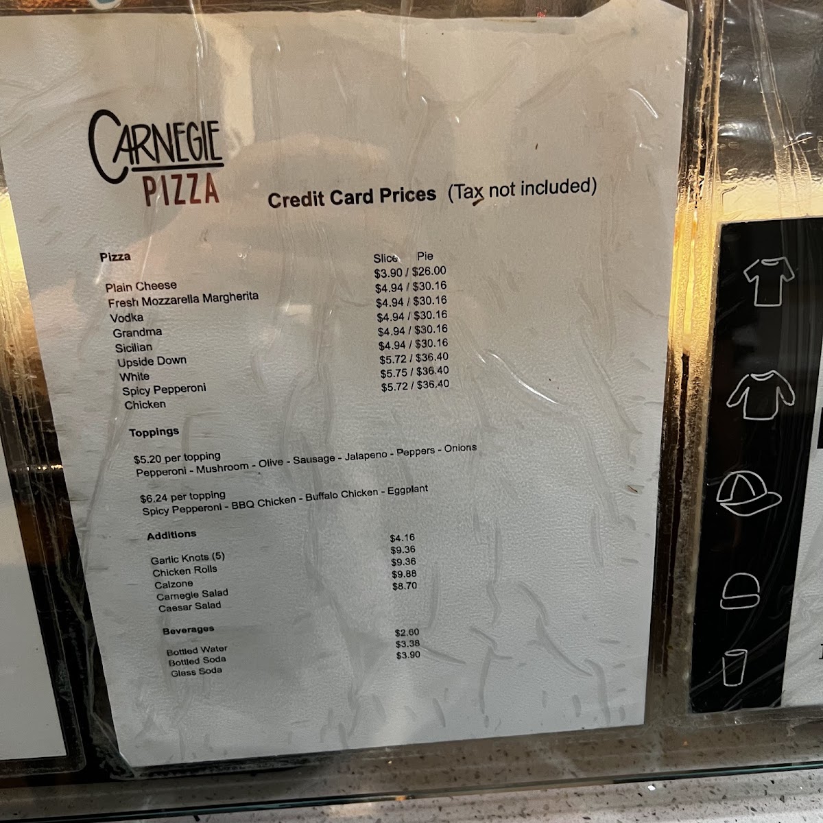 Carnegie Pizza Menu - Image 5